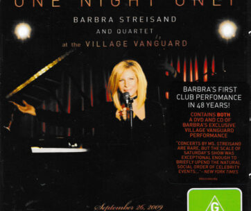 STREISAND, BARBRA - ONE NIGHT ONLY BARBRA STR