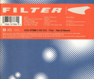 FILTER - TITLE OF RECORD