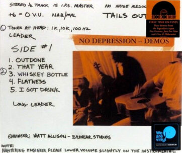 UNCLE TUPELO - NO DEPRESSION - RARITIES