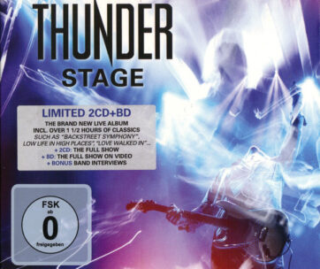 THUNDER - STAGE -CD+BLRY/DIGI-