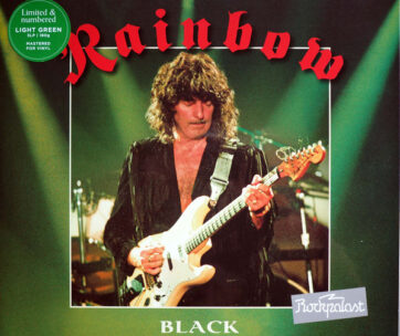 RAINBOW - BLACK.. -COLOURED-