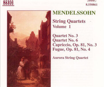 MENDELSSOHN-BARTHOLDY, F. - STRING QUARTETS VOL.1