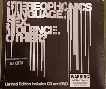 STEREOPHONICS - LANGUAGE SEX + DVD