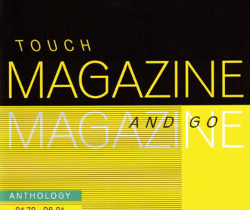 MAGAZINE - TOUCH AND GO: ANTHOLOGY..