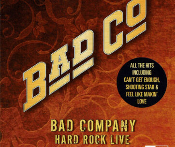 BAD COMPANY - HARD ROCK LIVE -DVD+CD-