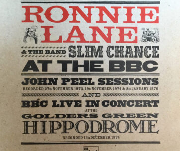 LANE RONNIE SLIM CHANCE - AT THE BBC