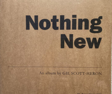 SCOTT-HERON, GIL - NOTHING NEW -LP+DVD-