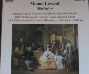 PUCCINI, G. - MANON LESCAUT -HL-