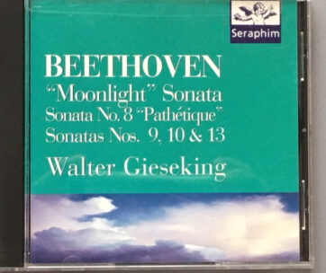 BEETHOVEN, L. VAN - MOONLIGHT SONATA, 8,9,10,13