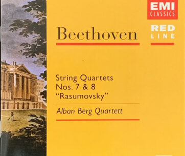 BEETHOVEN, L. VAN - STRING QUARTETS 7 & 8