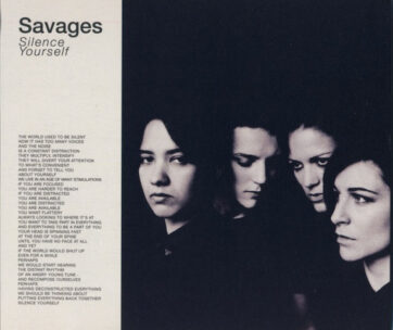 SAVAGES - SILENCE YOURSELF