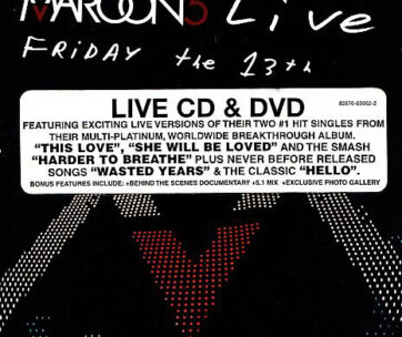 MAROON 5 - LIVE:FRIDAY THE 13TH +DVD