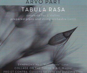 PART, A. - TABULA RASA / FRATRES