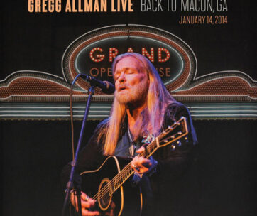 ALLMAN, GREGG - GREG ALLMAN LIVE: BACK